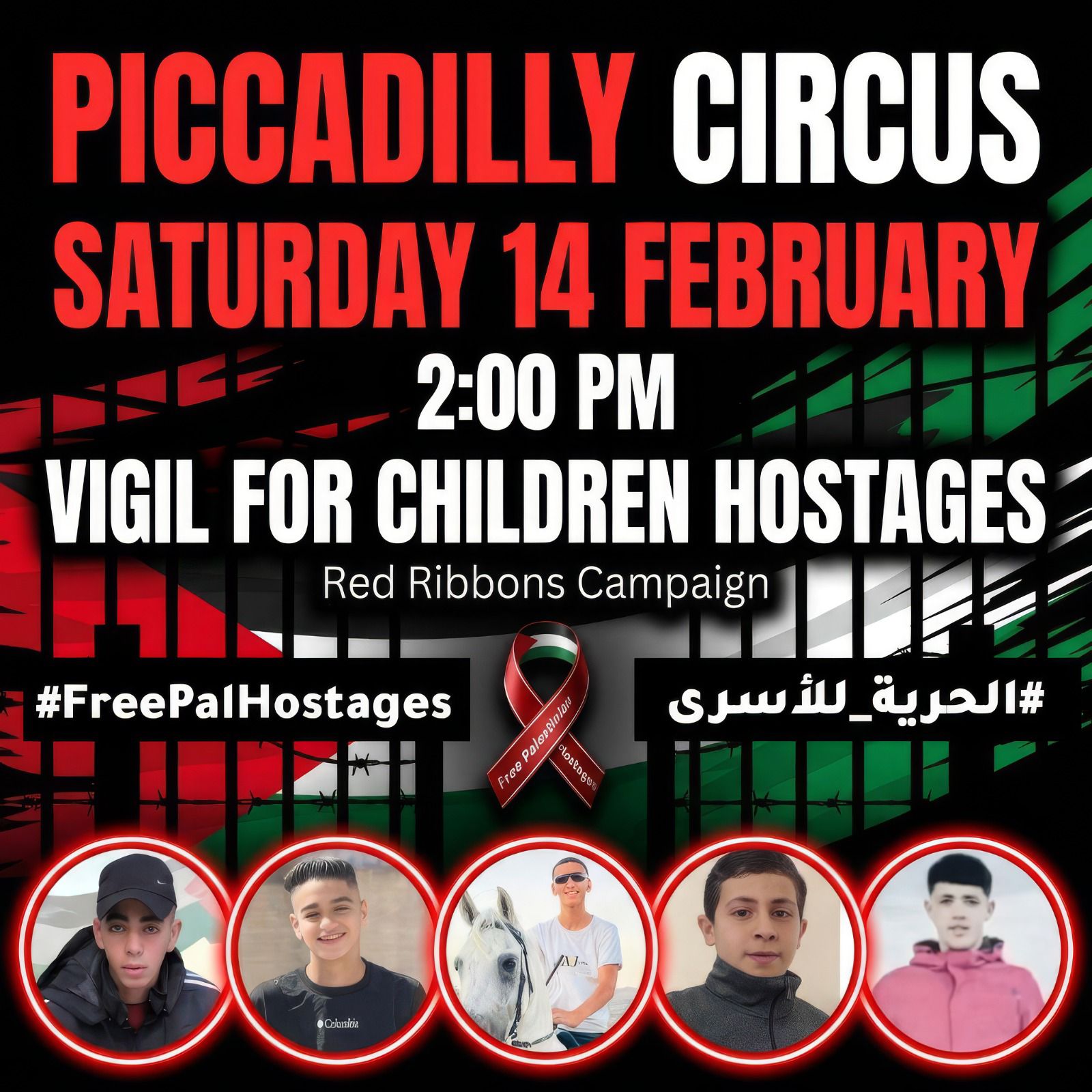 Vigil For Children Hostages